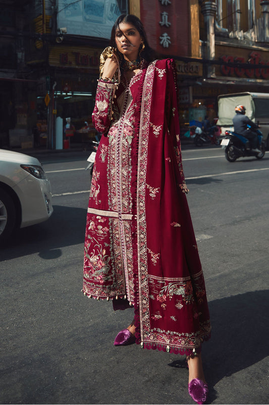 ELENA (EW22-07) | Elan Winter Embroidered Collection | Unstitched Slub Khaddar Suits