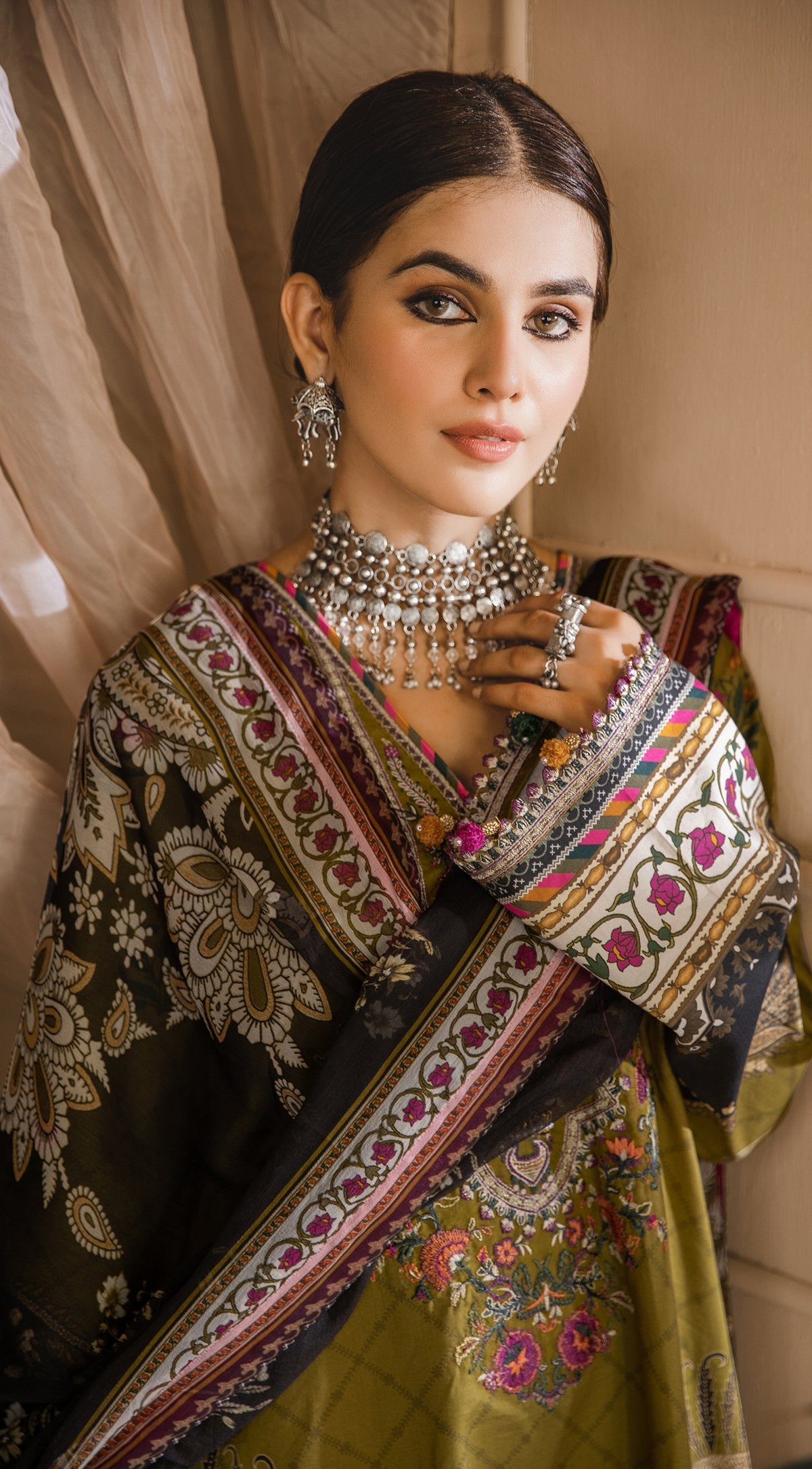 MARIANA | Anaya Noor Bano Cambric Collection '21 | Unstitched Embroidered Cambric Suits