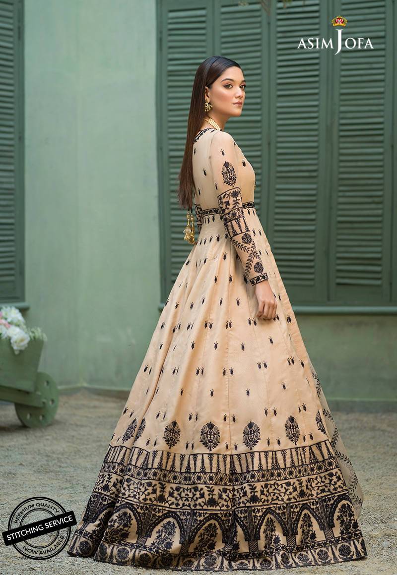 AJFC-52 | Asim Jofa Jashn Collection 2021 | Unstitched Organza Suit