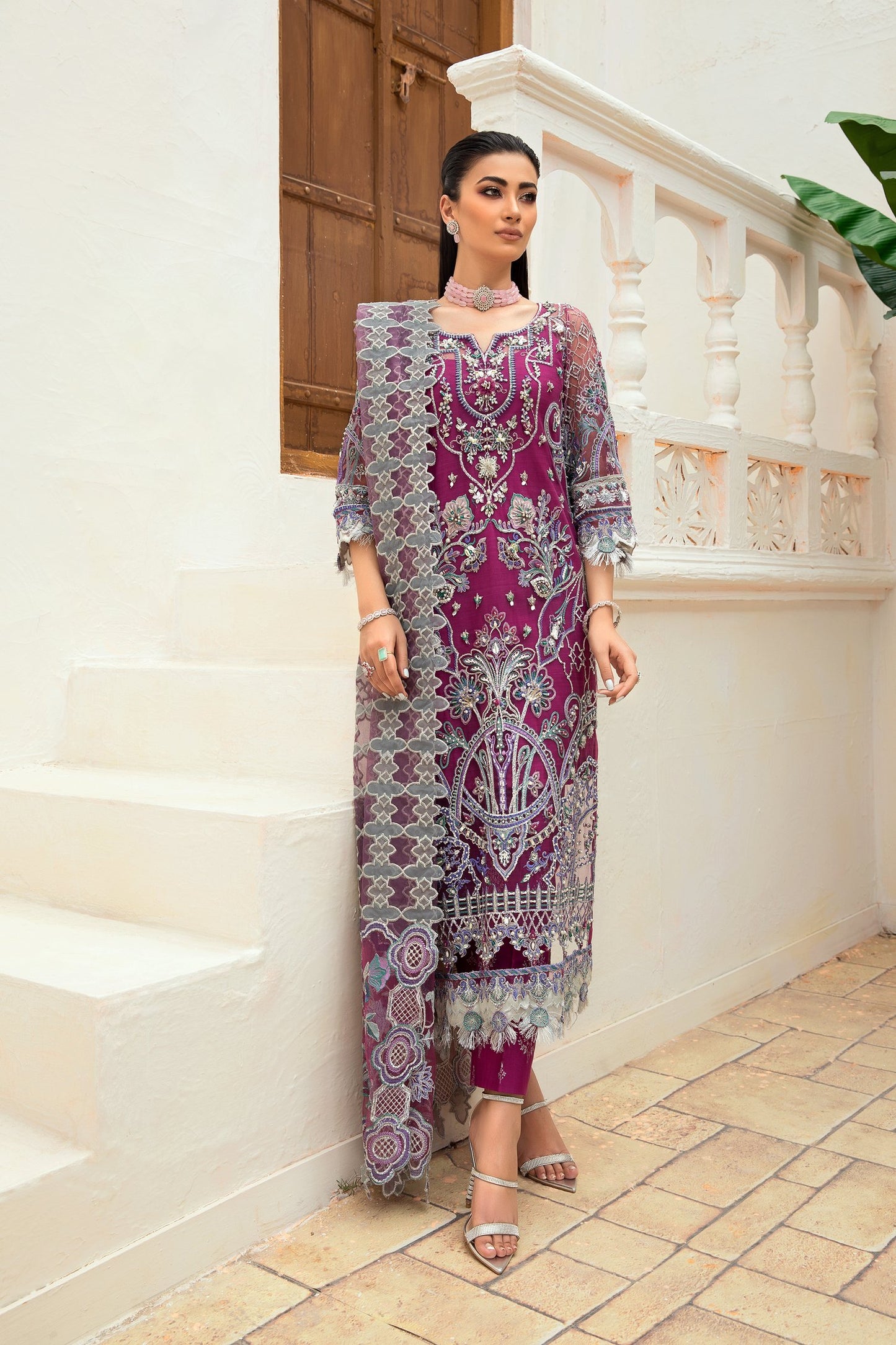 MEHAR | Maryam Hussain Marwa Festive Chapter 2 Collection 2021 | Unstitched Embroidered Suits