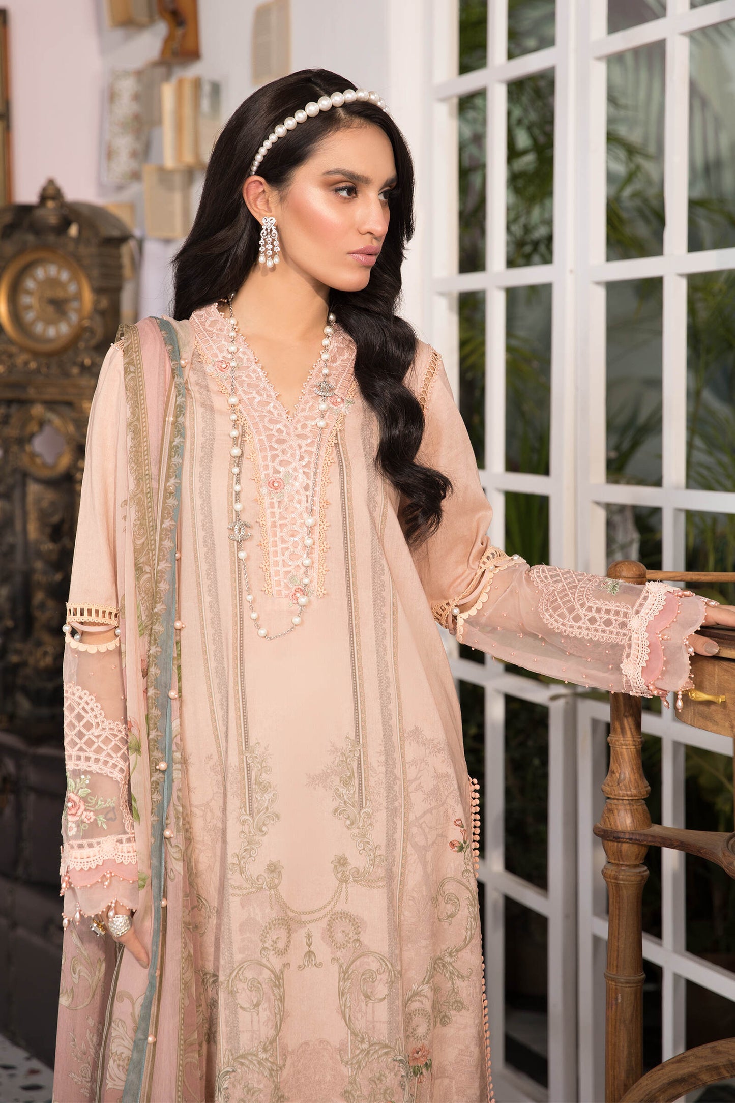 MPT-1105-A | Maria B Mprints Unstitched Eid Collection 2021 Vol-2
