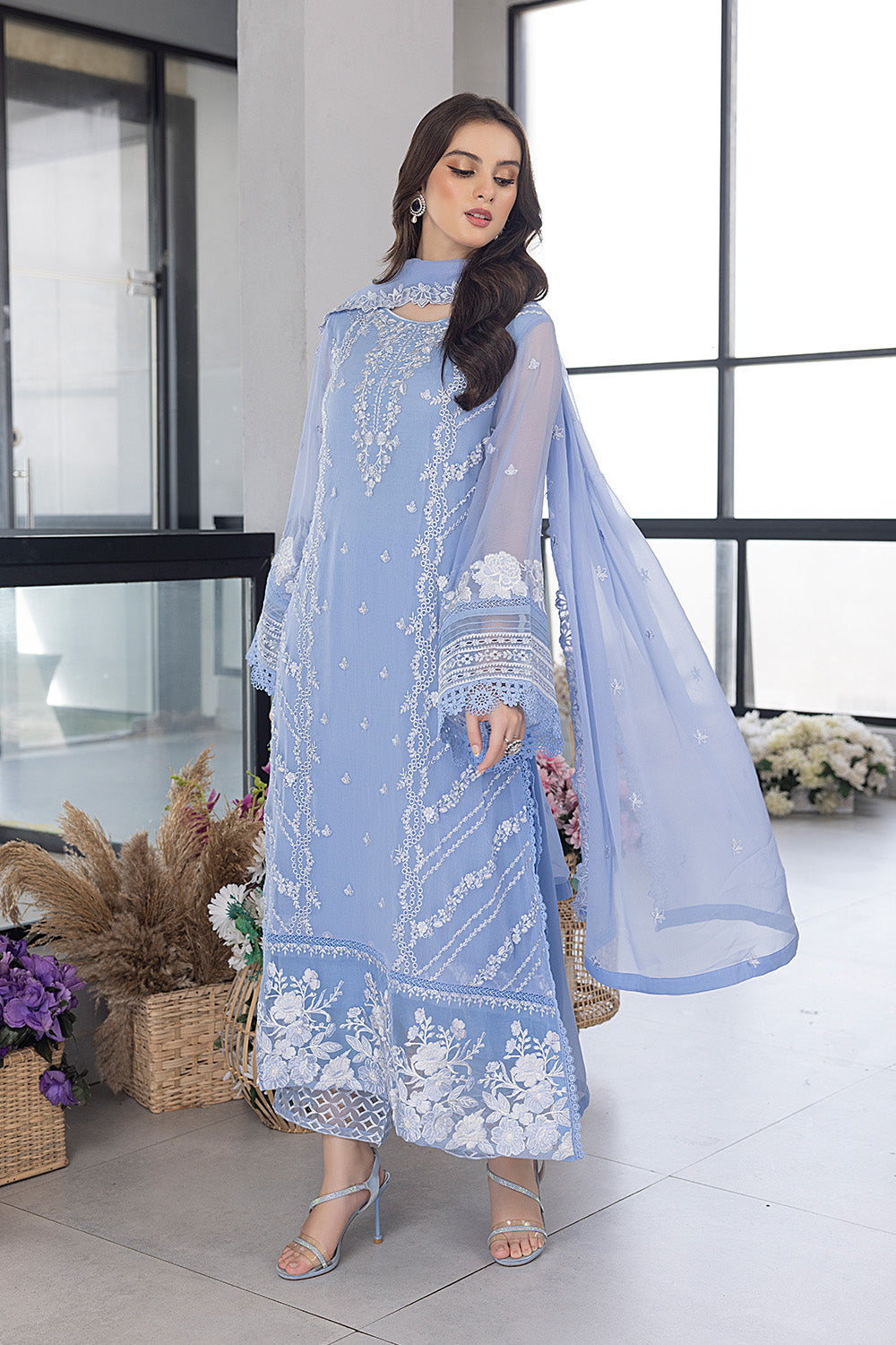 Fairy Glow | Azure Ensembles Chiffon 3PCS 2023