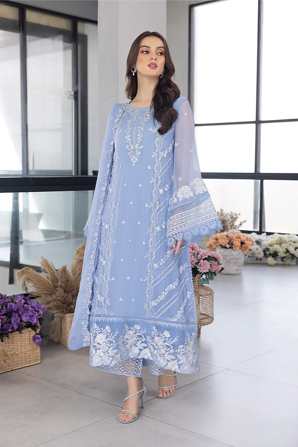 Fairy Glow | Azure Ensembles Chiffon 3PCS 2023
