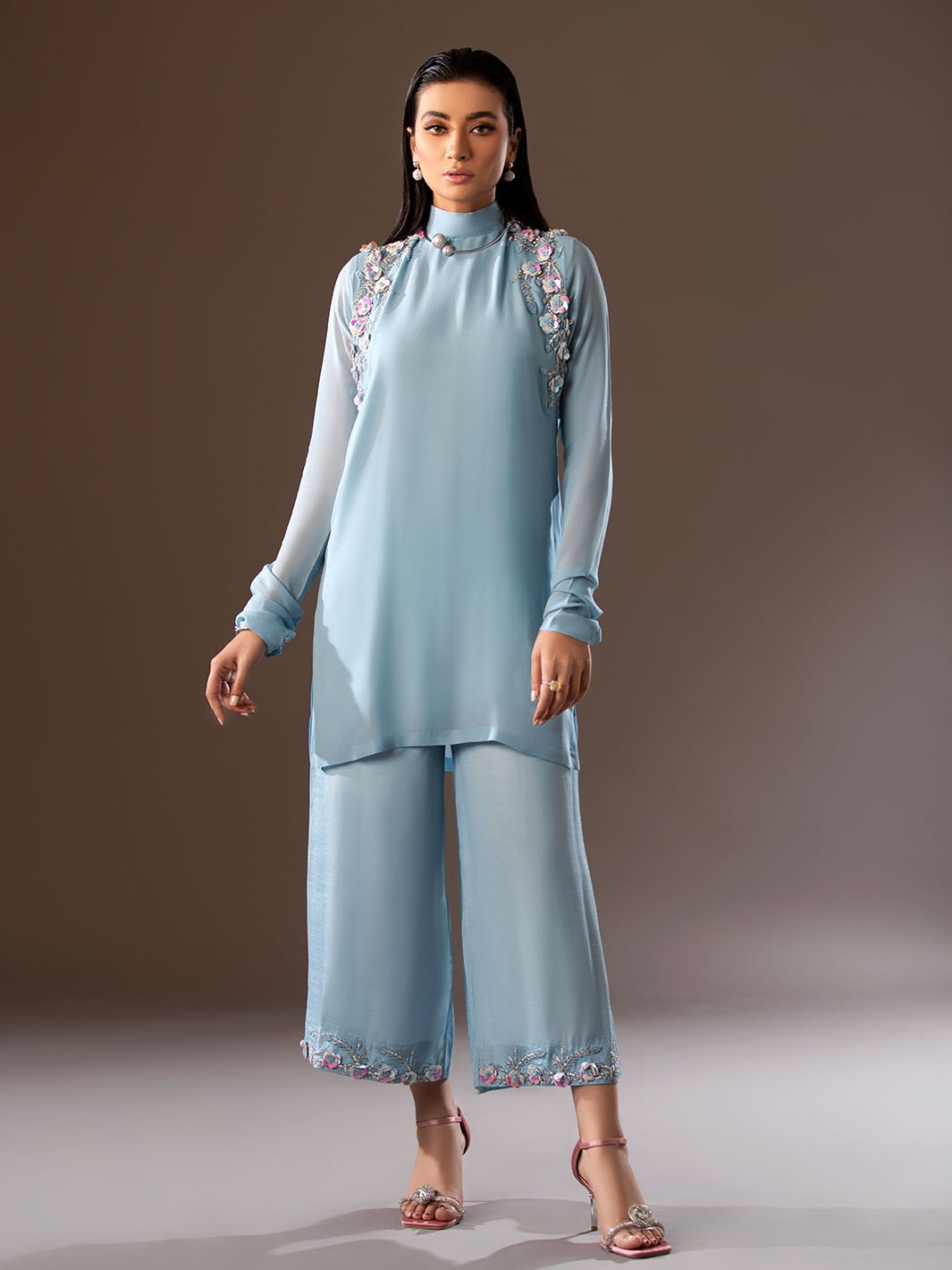 Fleur | Mohtaram NUUR Luxury PRET Collection 2022 | Stitched Silk Suits