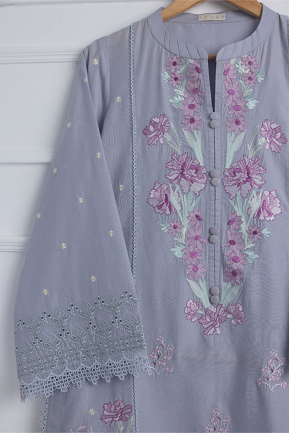 Floral Blooms | Azure Ensembles Chiffon 3PCS 2023