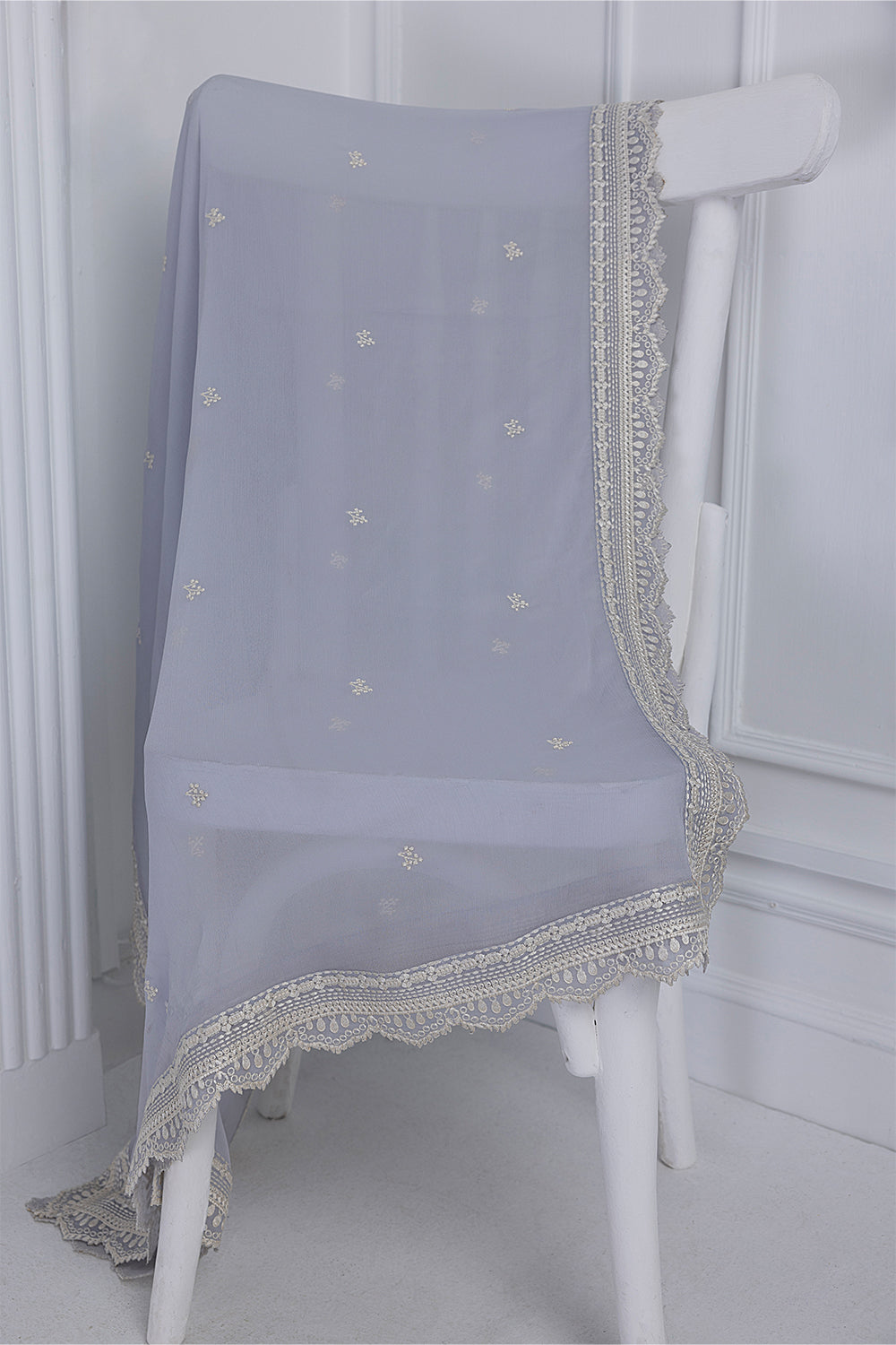 Floral Blooms | Azure Ensembles Chiffon 3PCS 2023