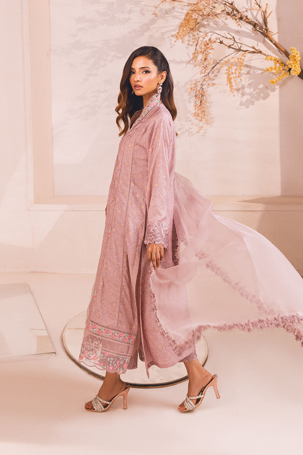 Floral Fantasy | Azure Ensembles Chiffon 3PCS 2023