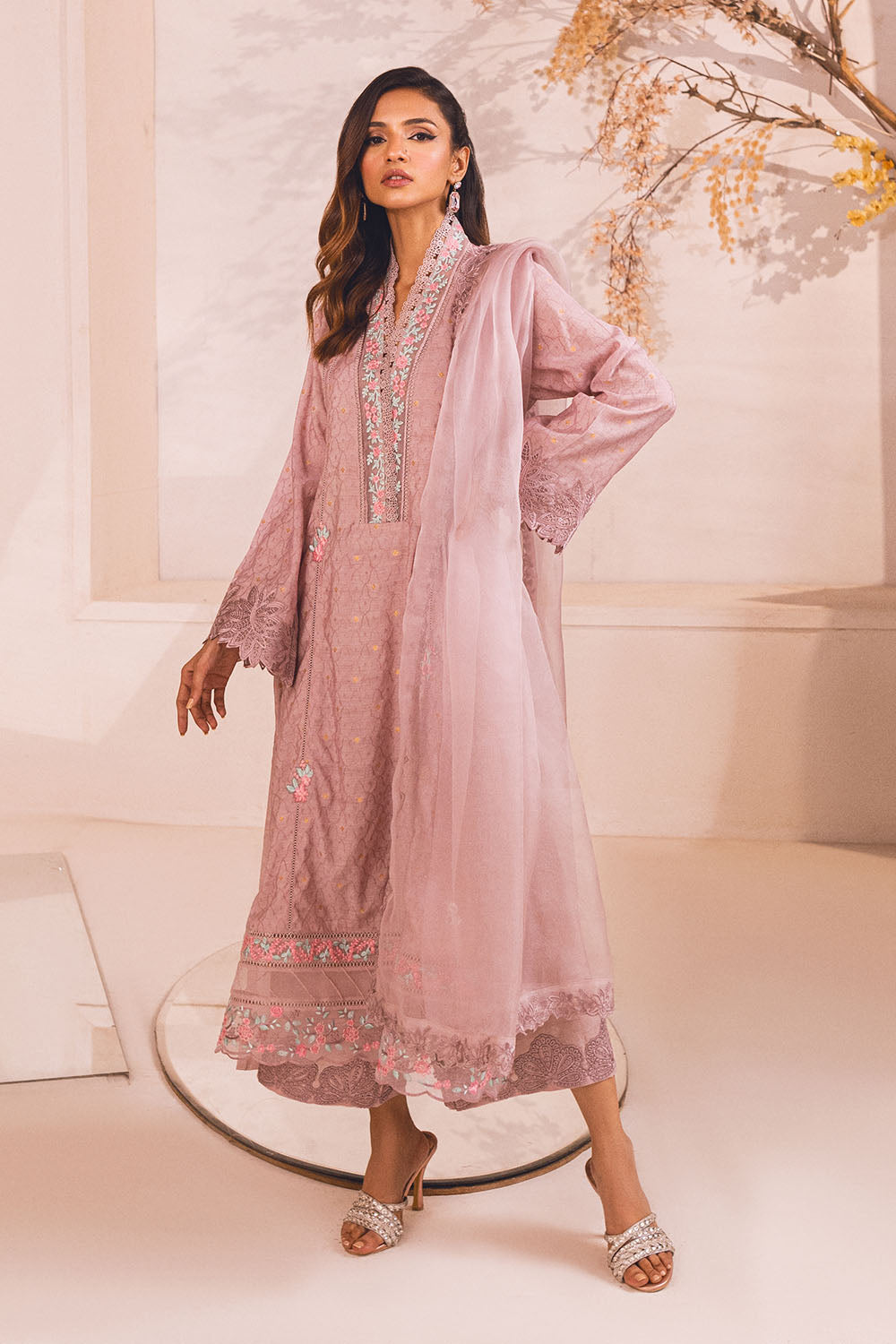 Floral Fantasy | Azure Ensembles Chiffon 3PCS 2023