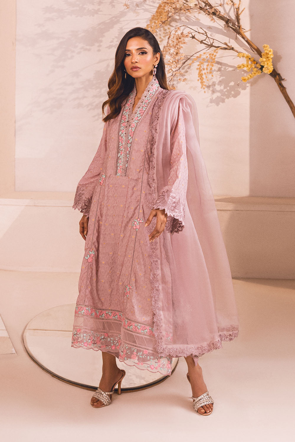 Floral Fantasy | Azure Ensembles Chiffon 3PCS 2023