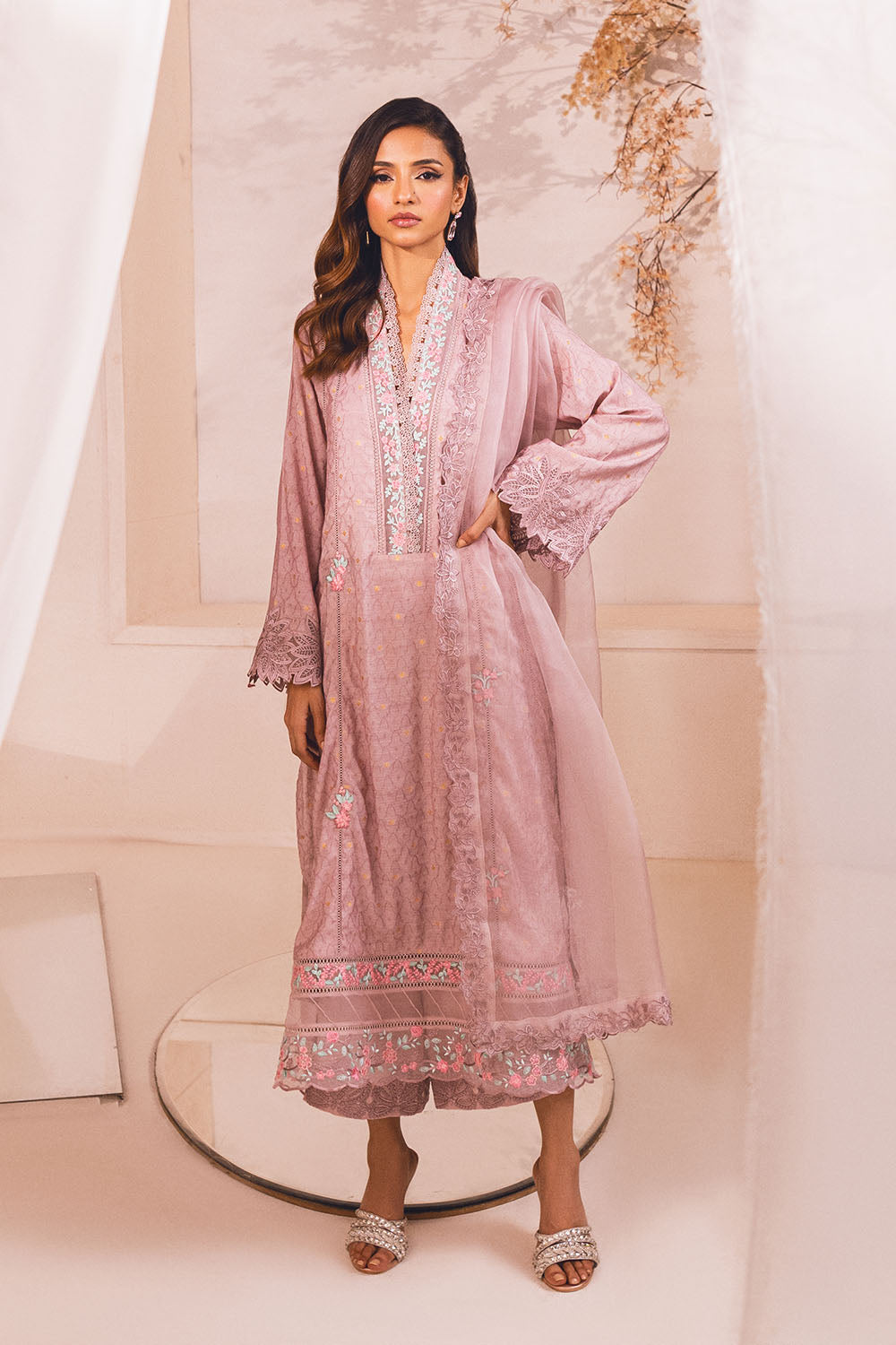 Floral Fantasy | Azure Ensembles Chiffon 3PCS 2023