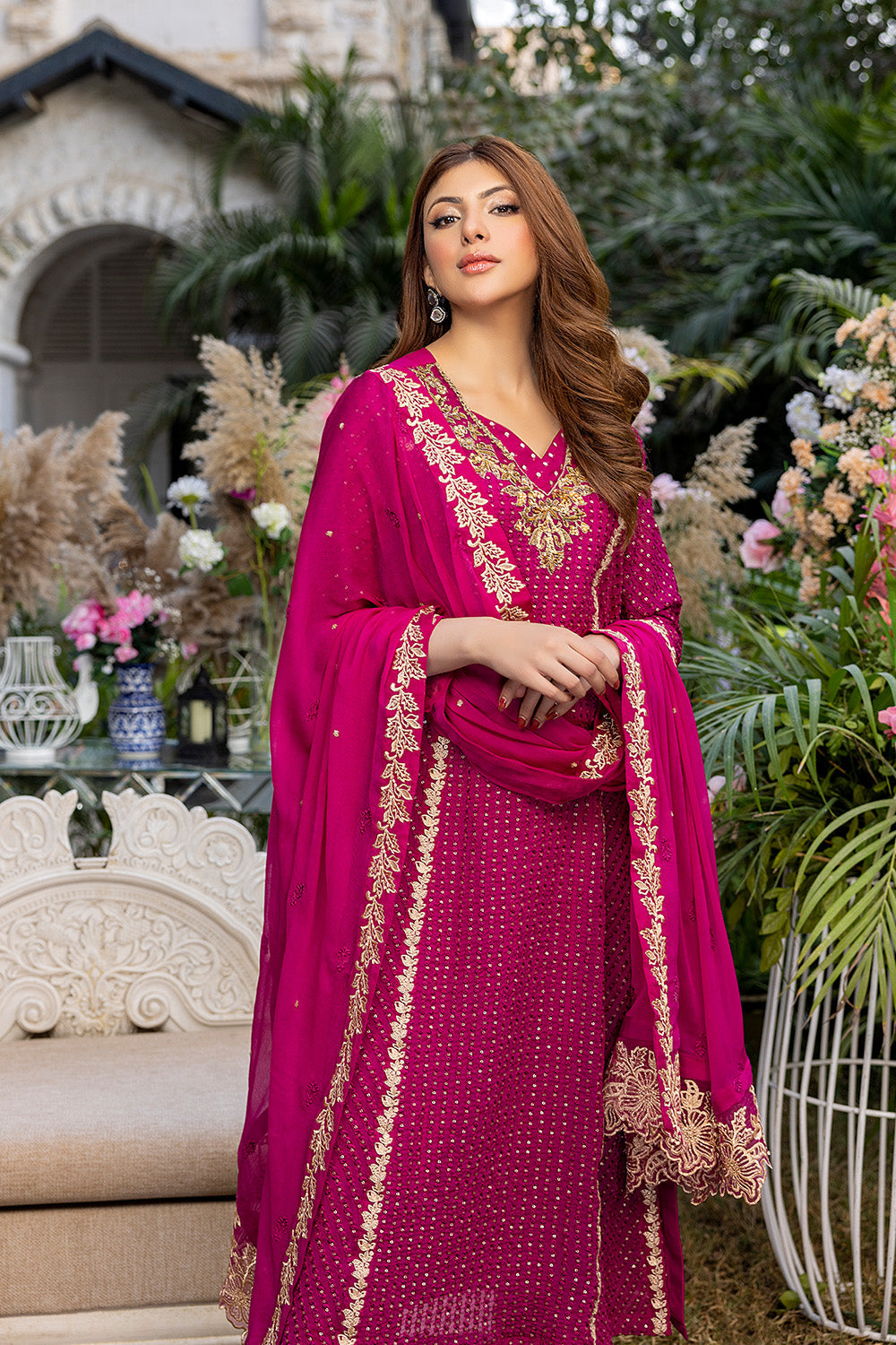 Florescence | Azure Ensembles Chiffon 3PCS 2023