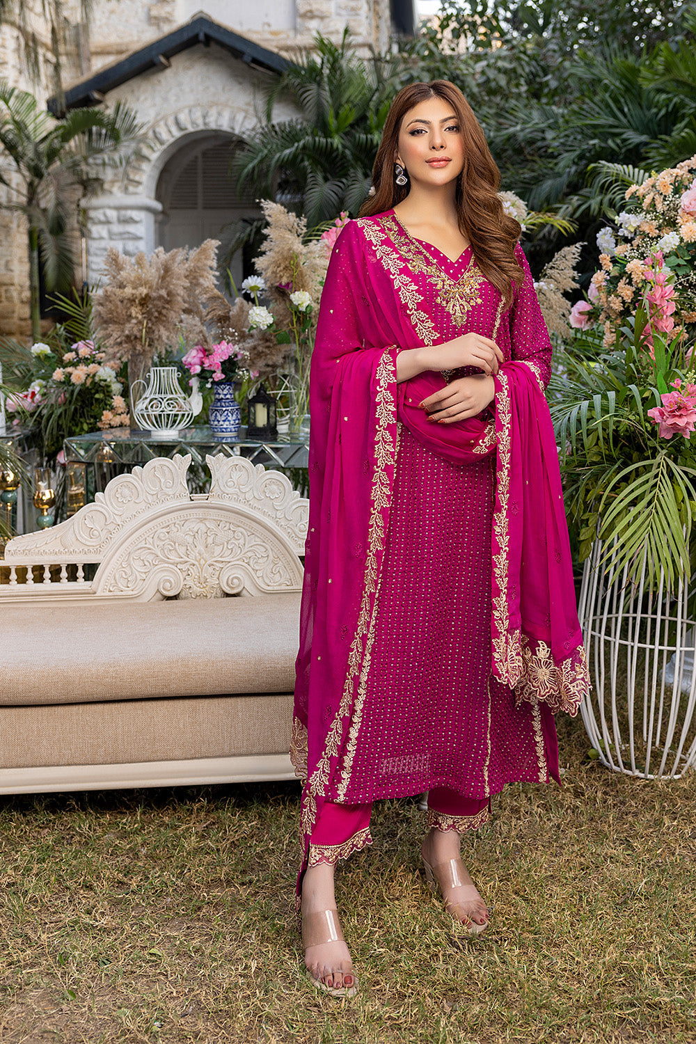 Florescence | Azure Ensembles Chiffon 3PCS 2023