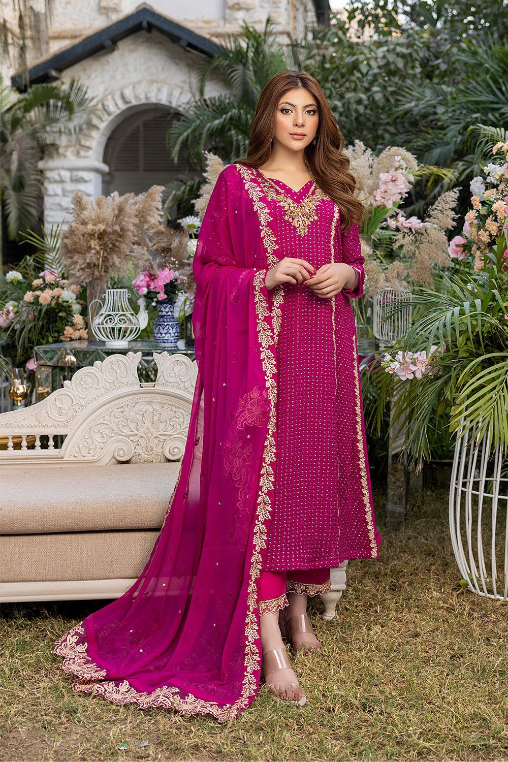 Florescence | Azure Ensembles Chiffon 3PCS 2023