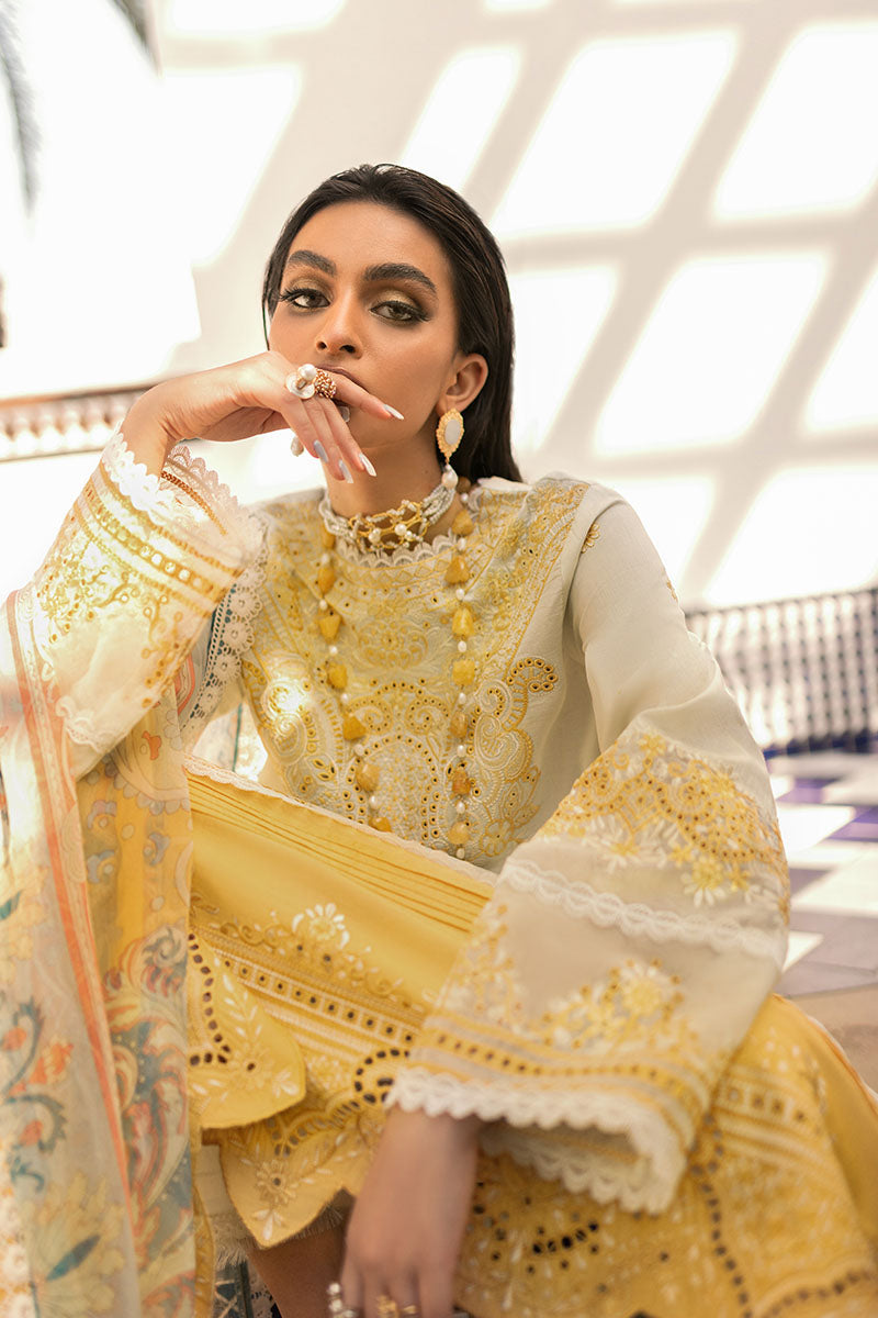 Lemon Burst | Mushq Hemline Spring/Summer Lawn Collection 2022 | Unstitched Embroidered Lawn Suits