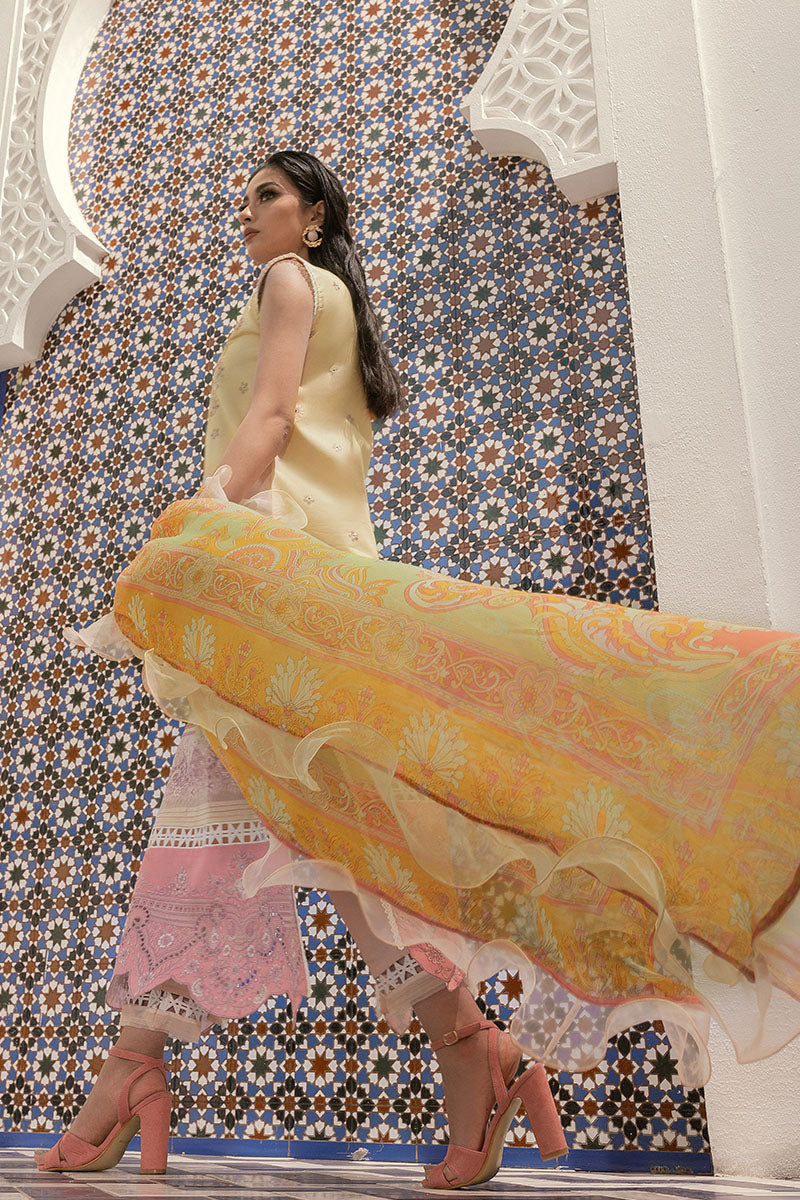 Peach Peony | Mushq Hemline Spring/Summer Lawn Collection 2022 | Unstitched Embroidered Lawn Suits
