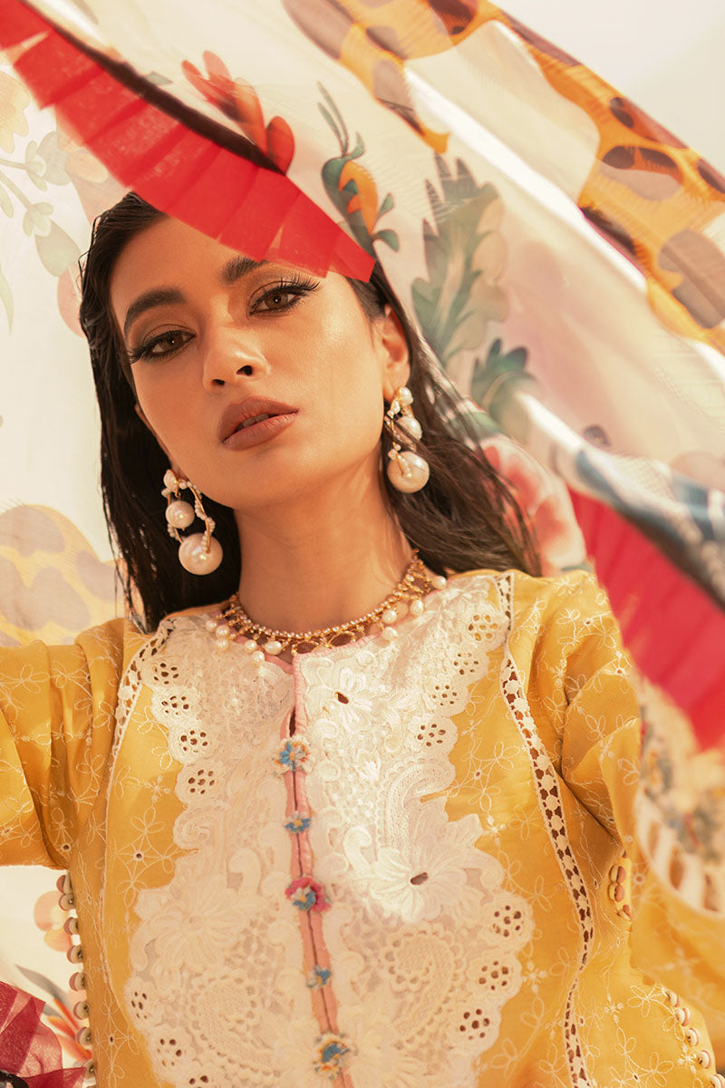 Golden Finch | Mushq Hemline Spring/Summer Lawn Collection 2022 | Unstitched Embroidered Lawn Suits