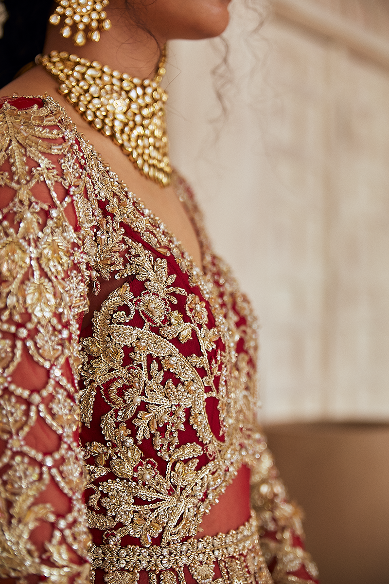 SCARLET | Suffuse Aab-e-Zar Luxury Wedding Collection 2020 | Unsttiched Embroidered Embelished Bridal Suits