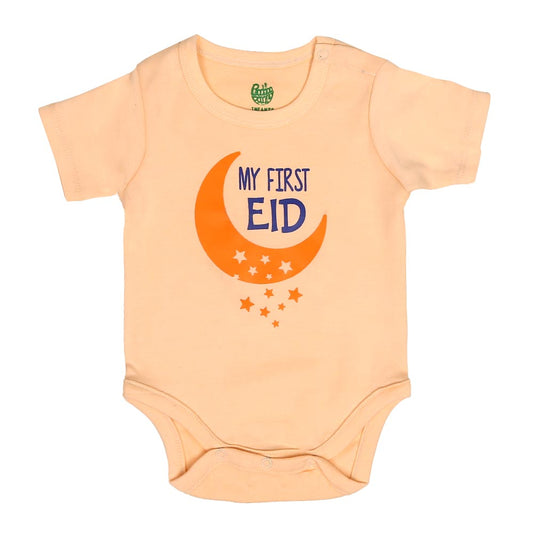 Infant Basic Romper Unisex First Eid - Cream Puff | Bachaa Party Baby Clothes Rompers