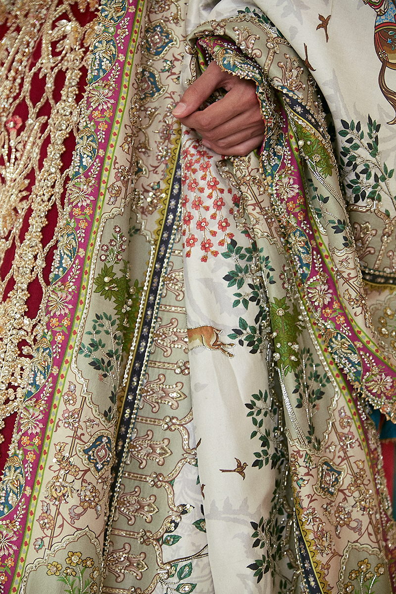 SCARLET | Suffuse Aab-e-Zar Luxury Wedding Collection 2020 | Unsttiched Embroidered Embelished Bridal Suits