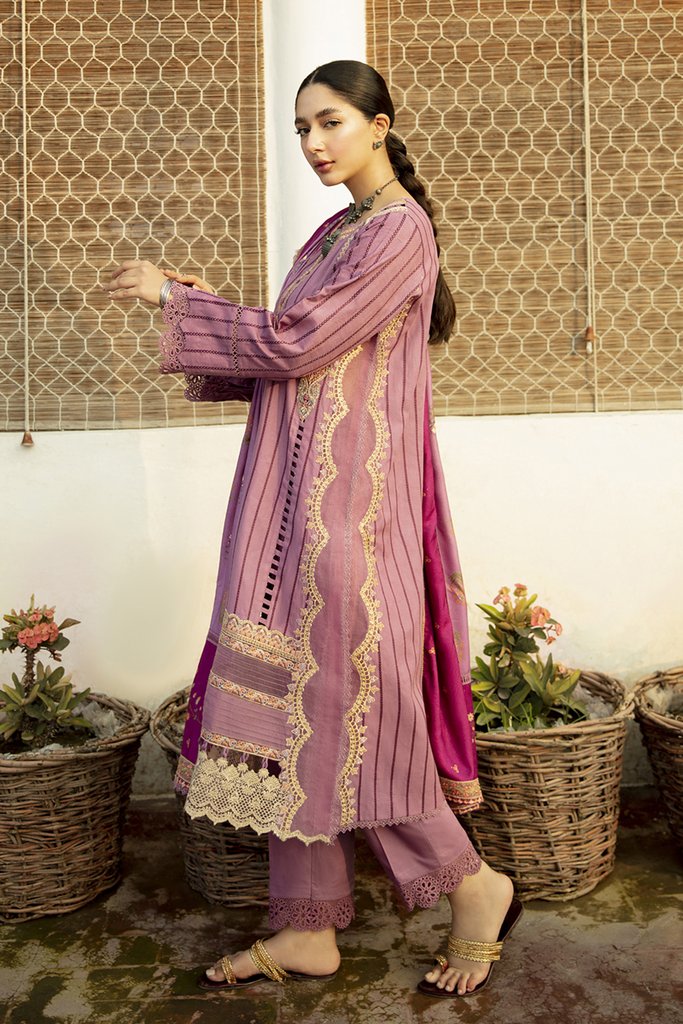 NW-14 | Qalamkar Qline Linen Winter Collection 2021 | Unstitched Embroidered Organza Suits