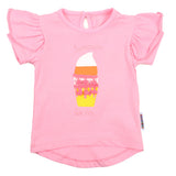 Infants Girls T-Shirt Summer Lovin - Candy Pink | Bachaa Party Baby Clothes Girls Tops & T-Shirts