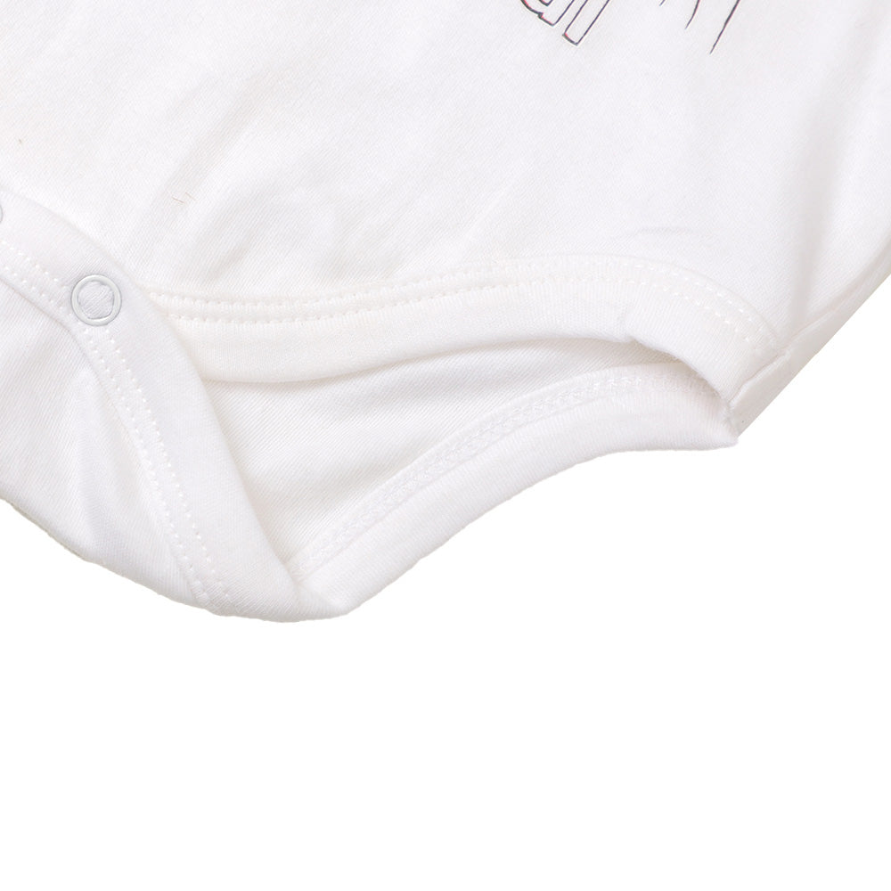 Infants Boys Basic Romper Independence Day - White | Bachaa Party Baby Clothes Rompers