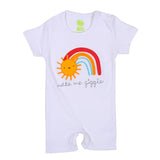Infant Boys Knitted Rompers Make A Giggle - White | Bachaa Party Baby Clothes Rompers