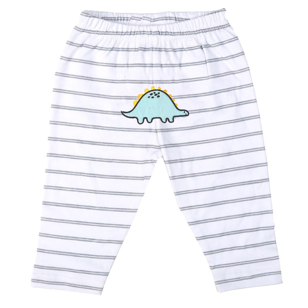 Infant Boys Set 6Pc Dino - B.White | Bachaa Party Baby Clothes Rompers