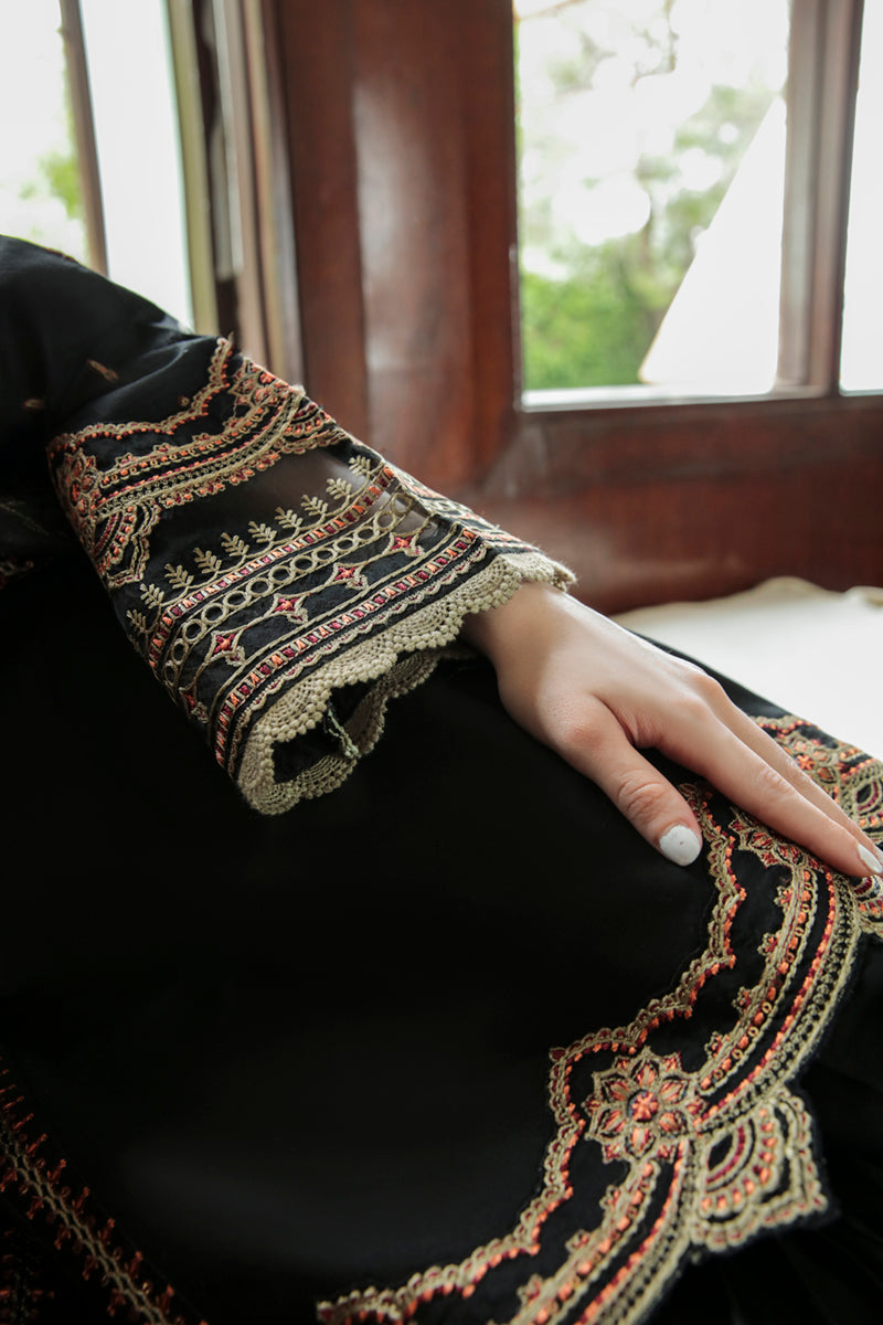 AQ-01 ZAREEN | Qalamkar Qline Dastak Summer Collection 2022 | Unstitched Embroidered Lawn Suits
