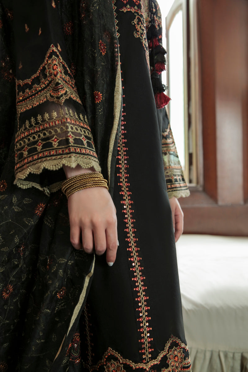 AQ-01 ZAREEN | Qalamkar Qline Dastak Summer Collection 2022 | Unstitched Embroidered Lawn Suits