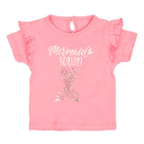 Infant Girls T-Shirt Mermaid - Pink Lemon | Bachaa Party Baby Clothes Girls Tops & T-Shirts