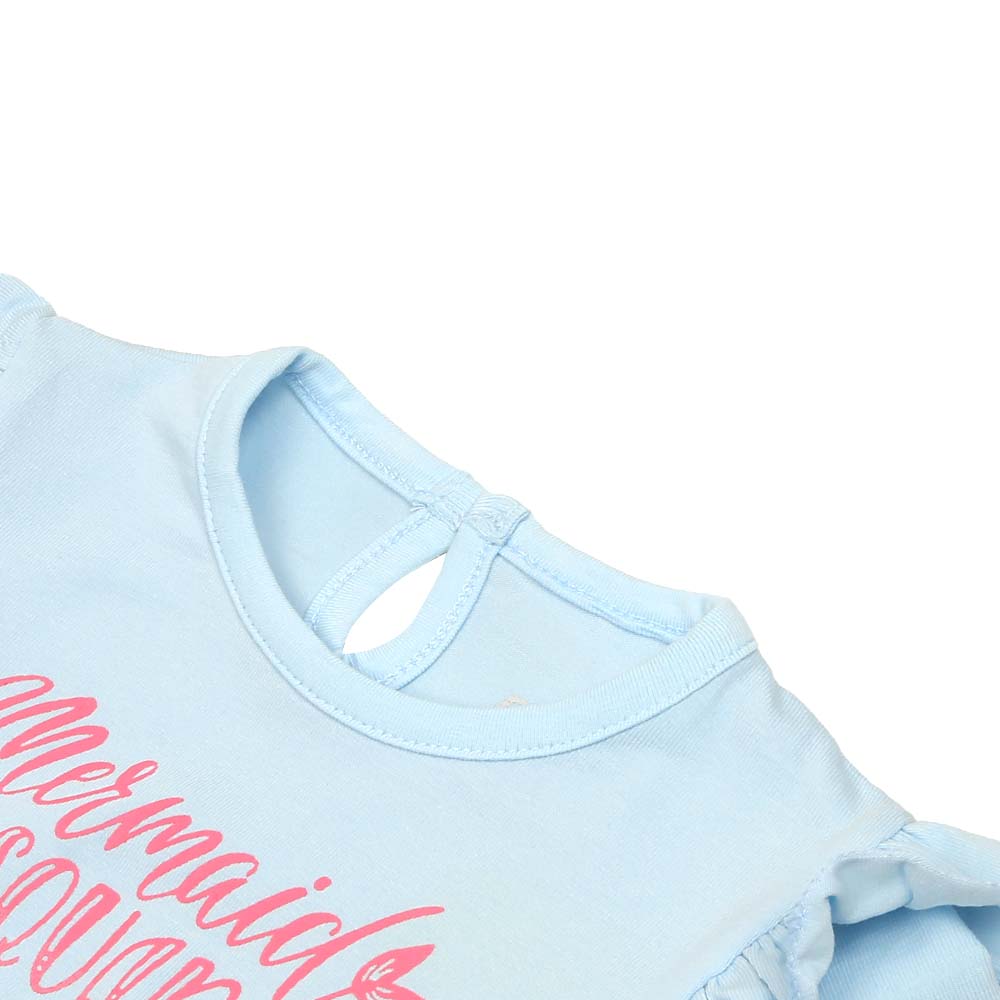 Infant Girls T-Shirt Mermaid Squad - Atomizer | Bachaa Party Baby Clothes Girls Tops & T-Shirts