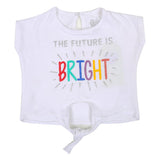 Infant Girls T-Shirt Bright - White | Bachaa Party Baby Clothes Girls Tops & T-Shirts