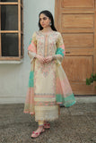 AQ-02 ASFA | Qalamkar Qline Dastak Summer Collection 2022 | Unstitched Embroidered Lawn Suits