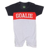 Infant Romper GOALIE - N.Blue | Bachaa Party Baby Clothes Rompers