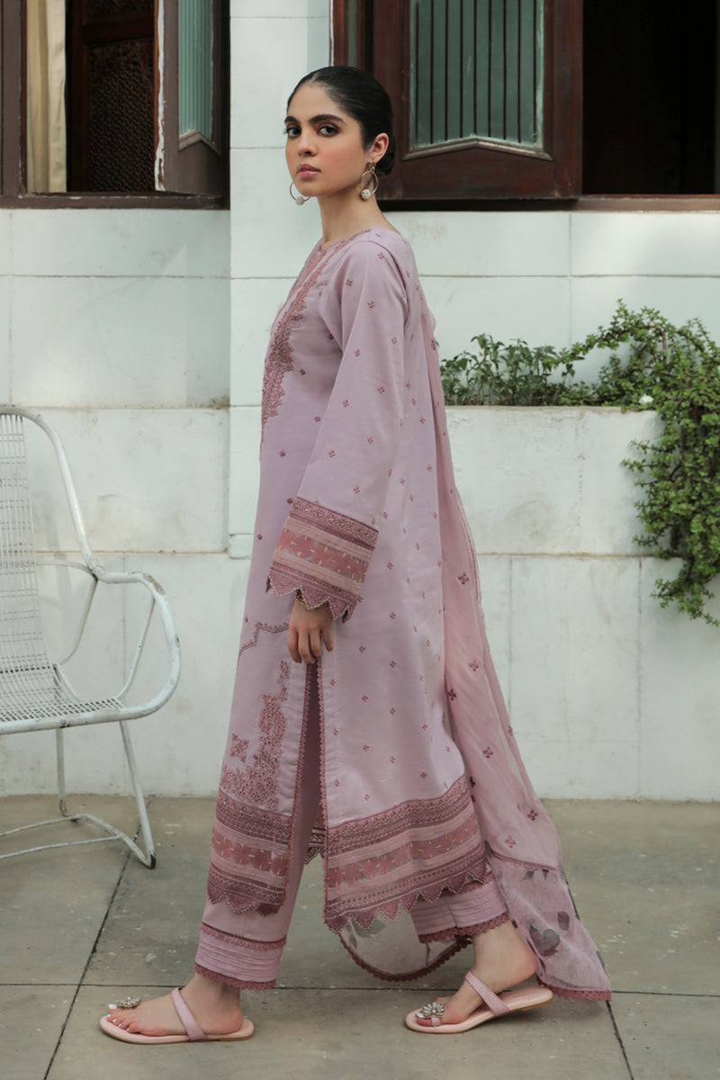 AQ-04 ELAAF | Qalamkar Qline Dastak Summer Collection 2022 | Unstitched Embroidered Lawn Suits