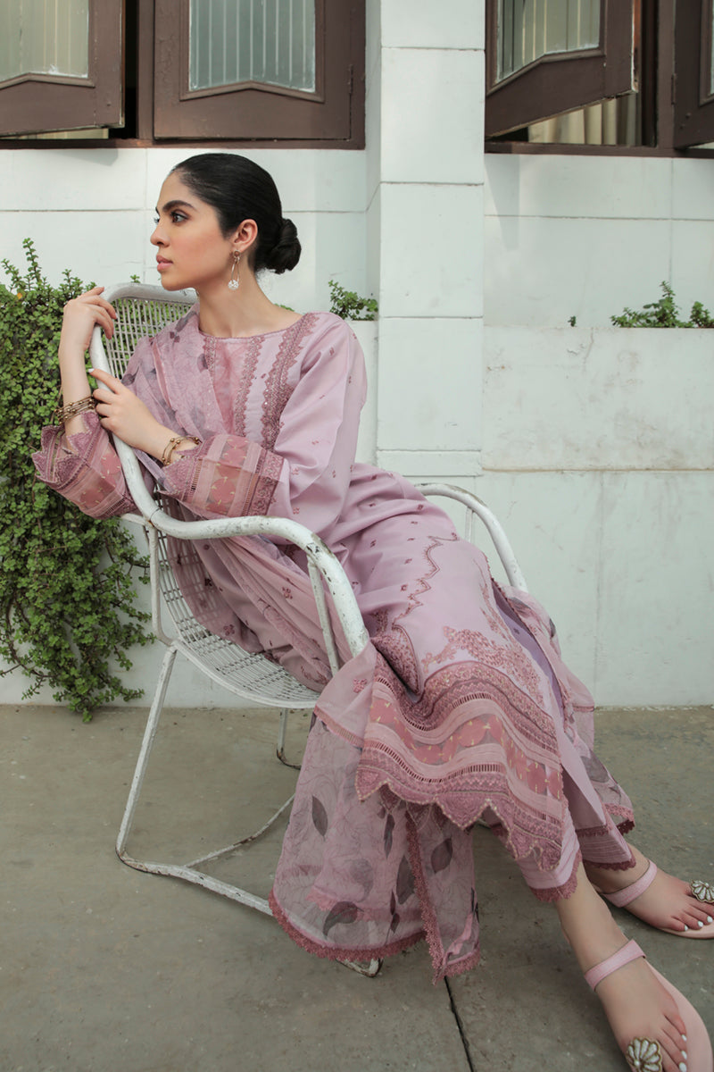AQ-04 ELAAF | Qalamkar Qline Dastak Summer Collection 2022 | Unstitched Embroidered Lawn Suits