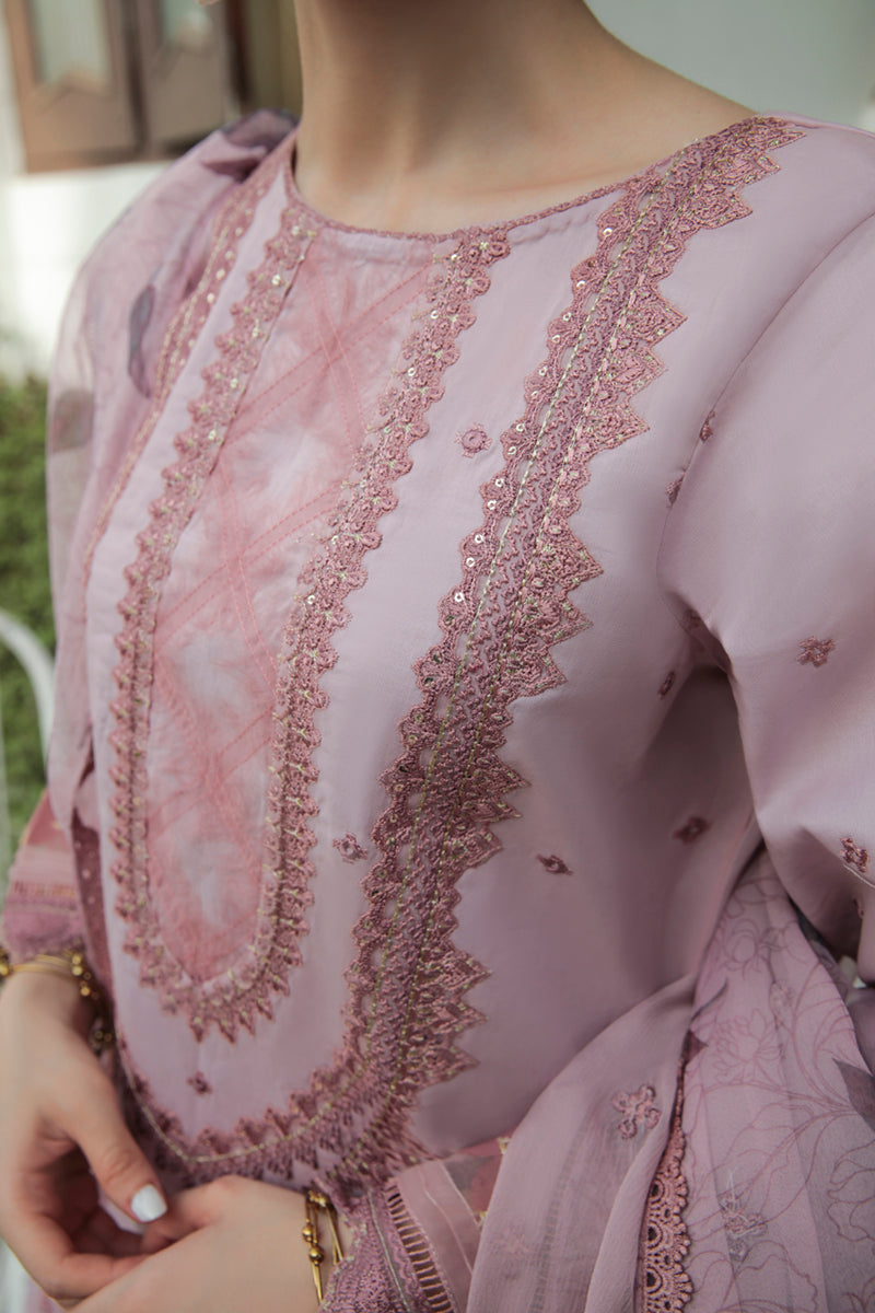 AQ-04 ELAAF | Qalamkar Qline Dastak Summer Collection 2022 | Unstitched Embroidered Lawn Suits