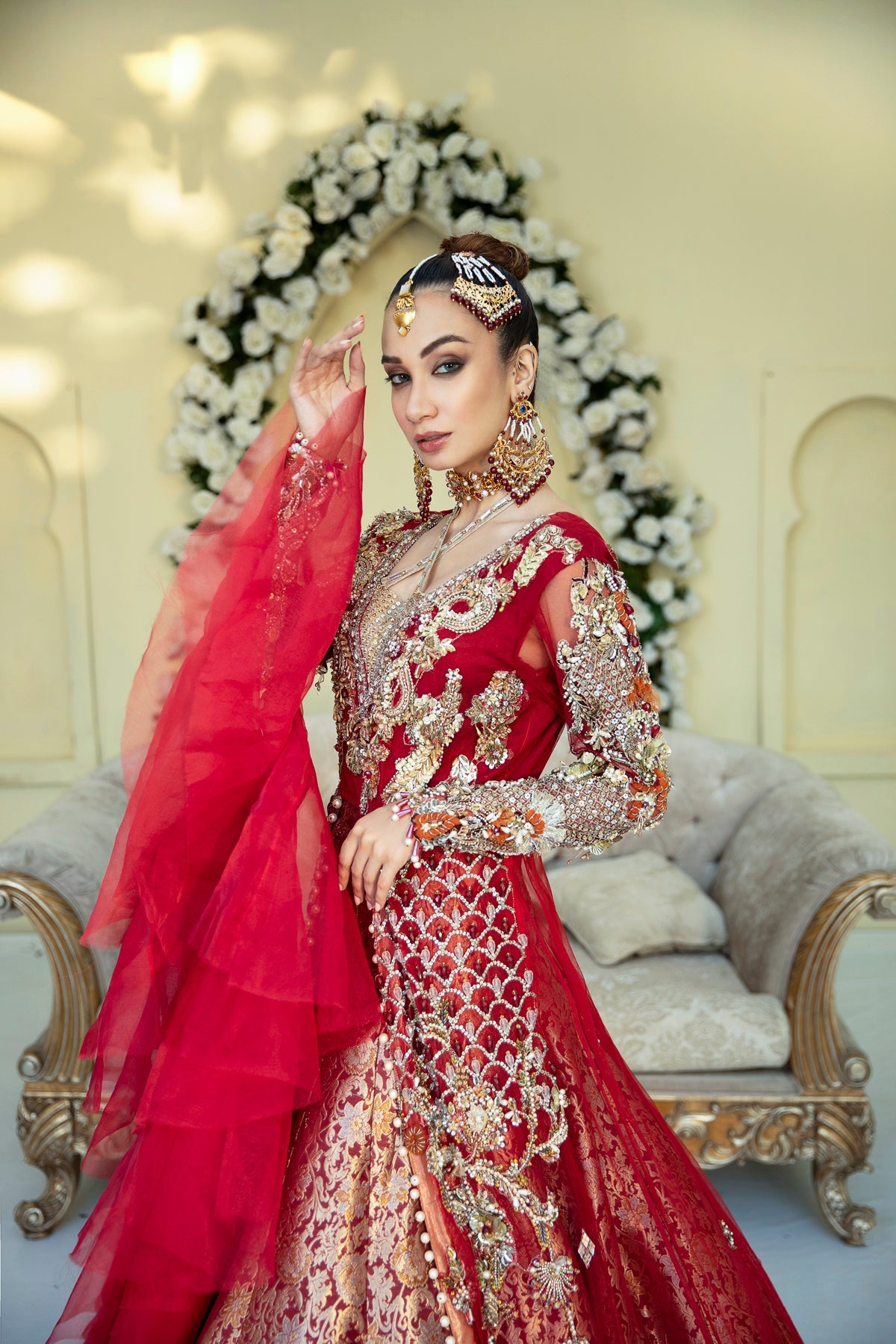 Adelia | AJR Couture Bridals Collection 2022 | Embroidered and Embellished Bridal Suits