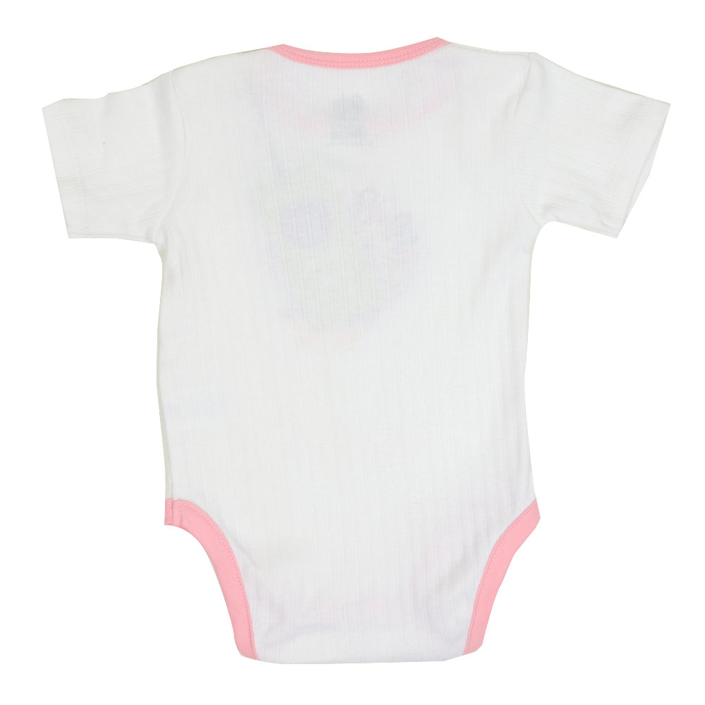Infant Basic Romper Unisex Flower - White | Bachaa Party Baby Clothes Rompers
