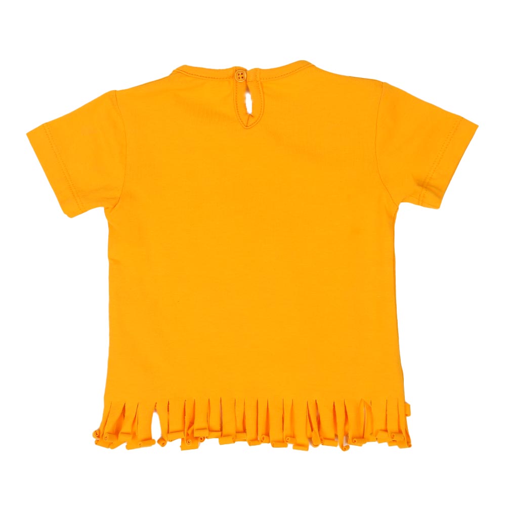 Infant Girls T-Shirt Cutest Catch - Citrus | Bachaa Party Baby Clothes Girls Tops & T-Shirts