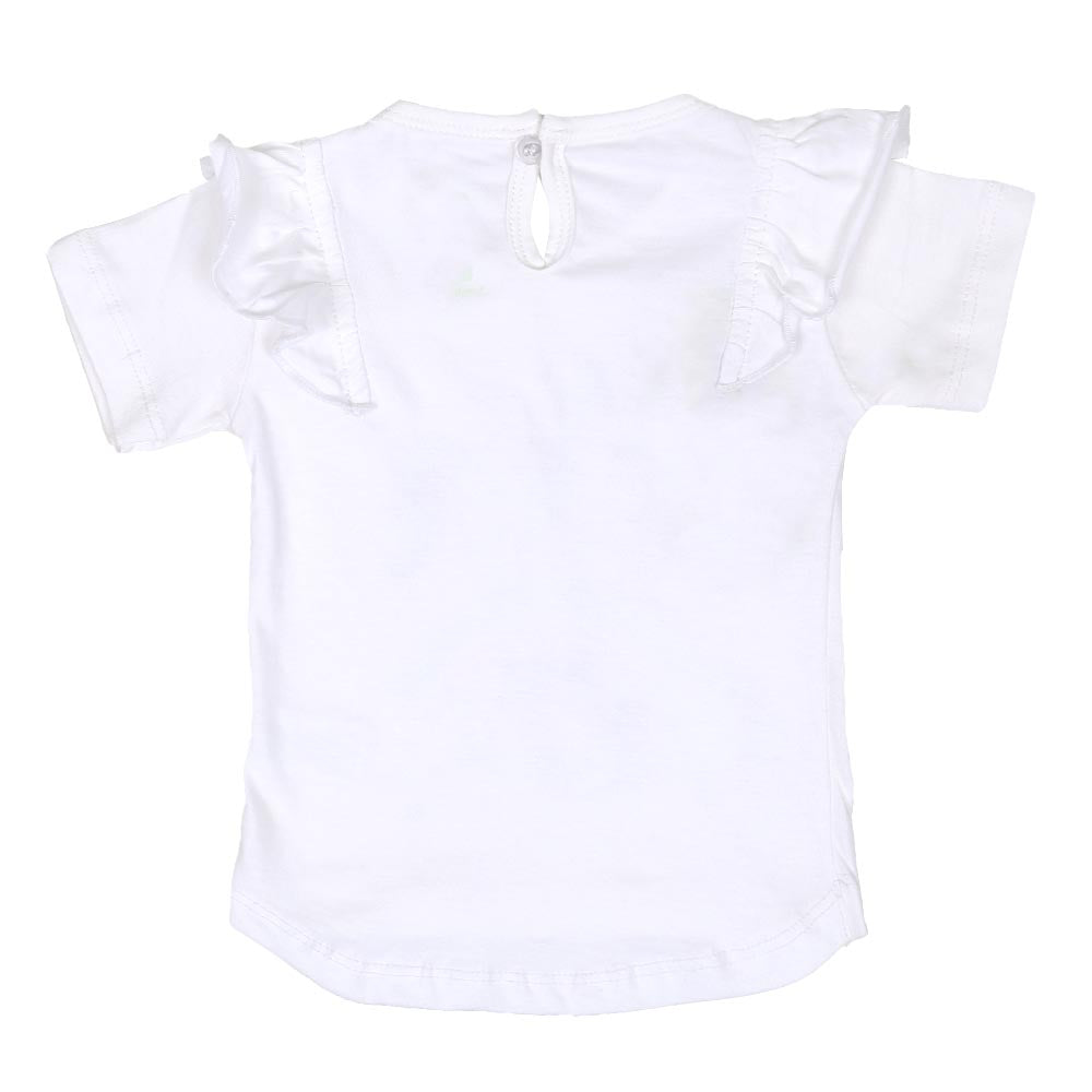 Infant Girls T-Shirts Rainbow - White | Bachaa Party Baby Clothes Girls Tops & T-Shirts