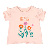 Infant Girls T-Shirt Growing Together - Pearl | Bachaa Party Baby Clothes Girls Tops & T-Shirts