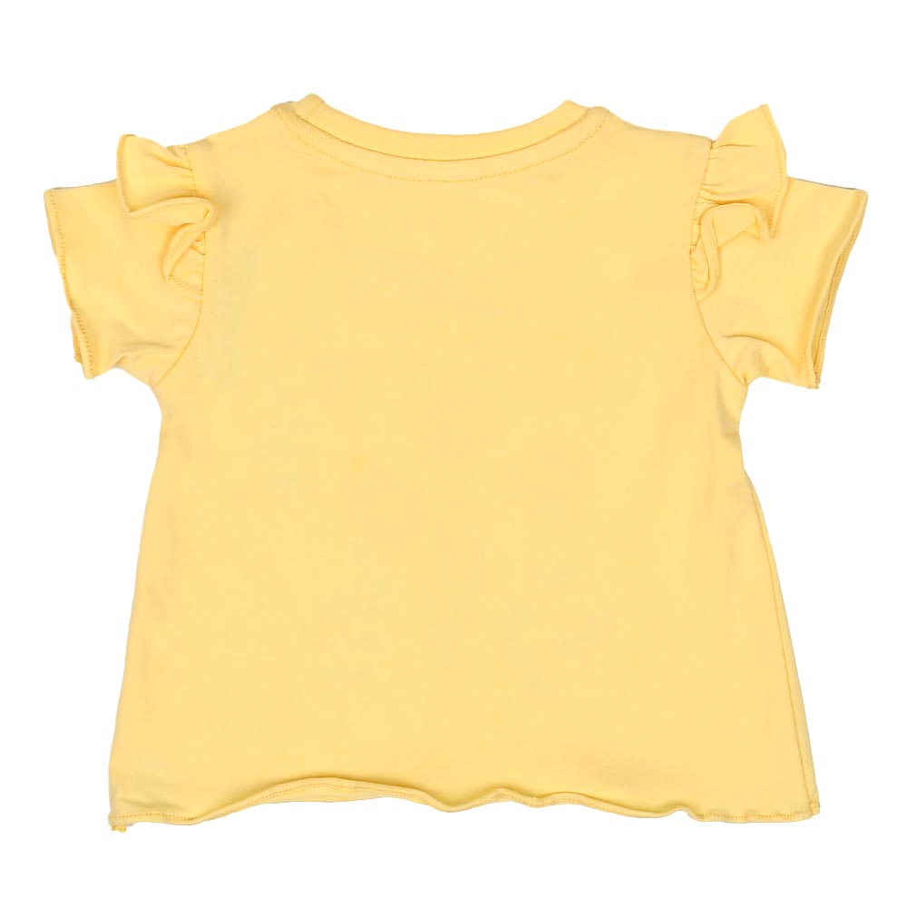 Infant Girls T-Shirt Growing Together - Pastel Yel | Bachaa Party Baby Clothes Girls Tops & T-Shirts