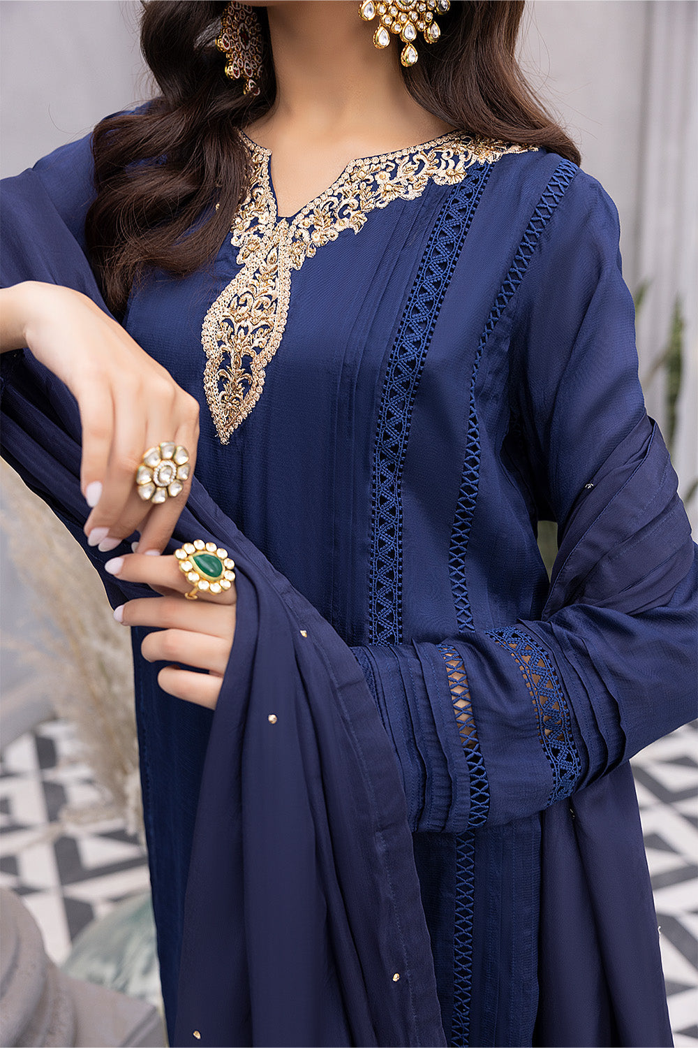 Ice Wave | Azure Ensembles Chiffon 3PCS 2023