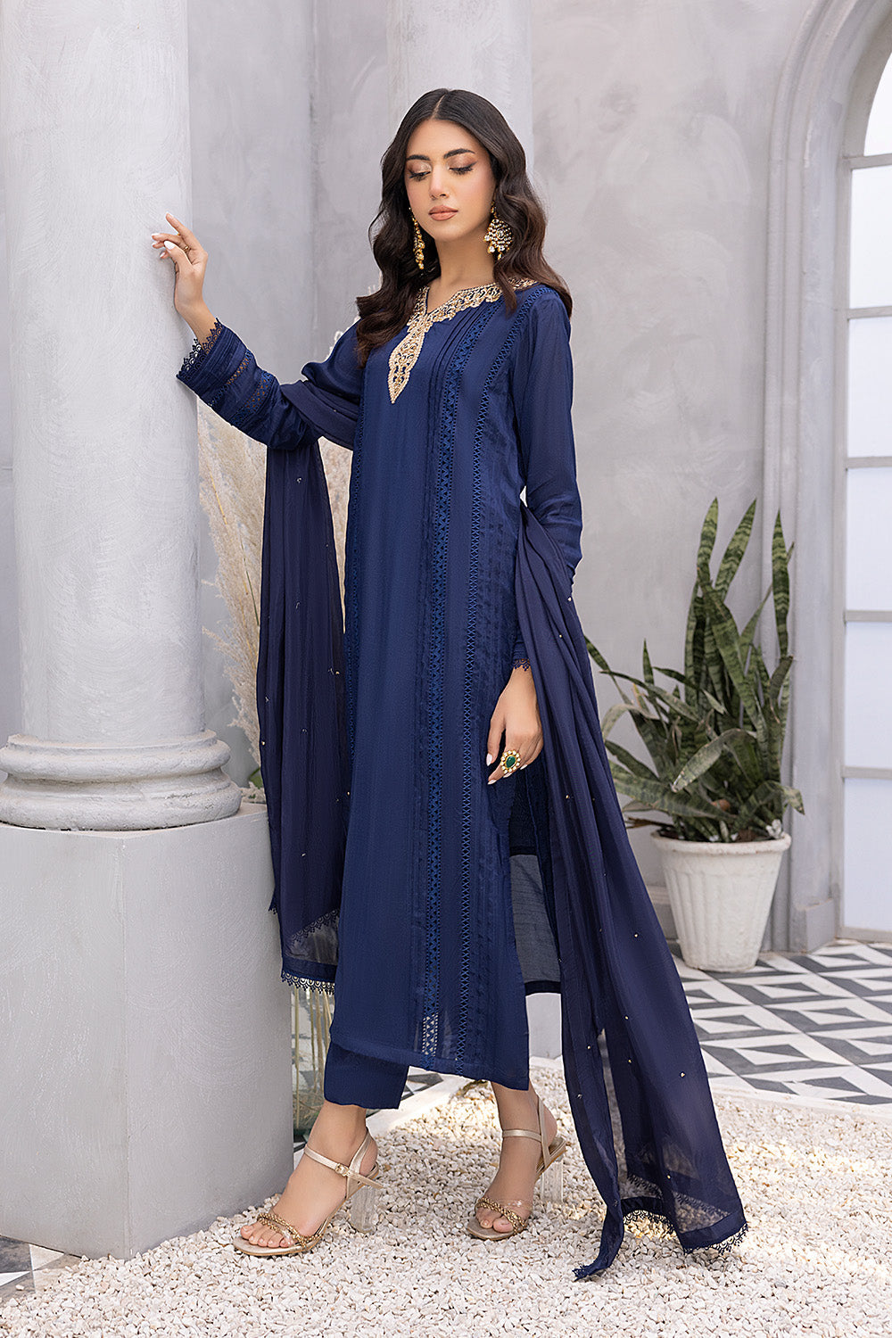 Ice Wave | Azure Ensembles Chiffon 3PCS 2023