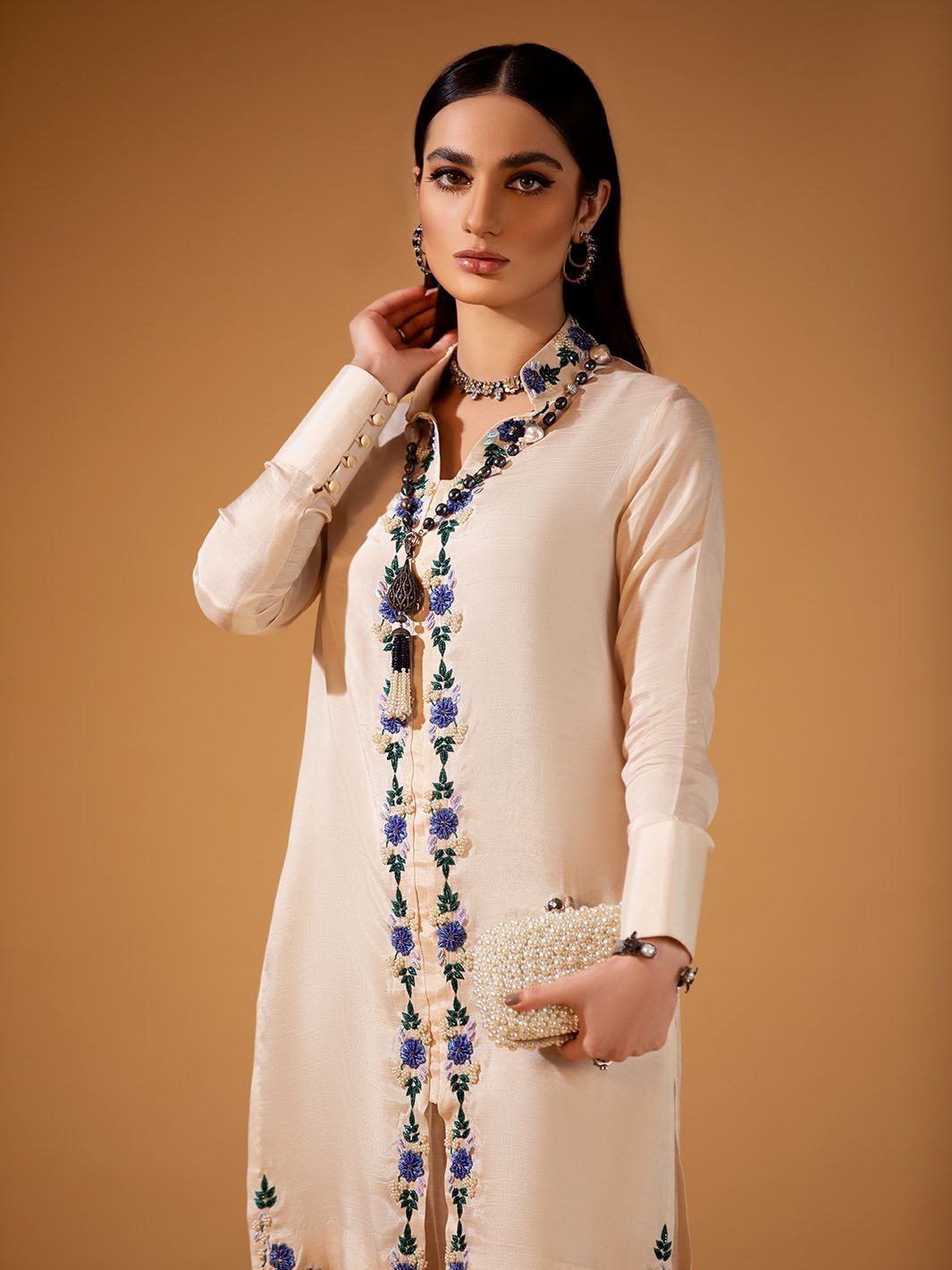Imroz | Mohtaram NUUR Luxury PRET Collection 2022 | Stitched Silk Suits