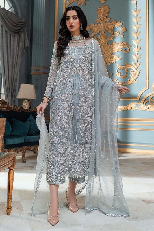 Adela (3 Piece) | Mushq Tuscany RTW Luxury Formals 2022 | Stitched Luxury Organza Suits