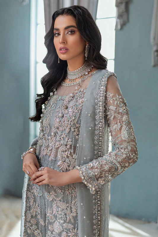 Adela (3 Piece) | Mushq Tuscany RTW Luxury Formals 2022 | Stitched Luxury Organza Suits