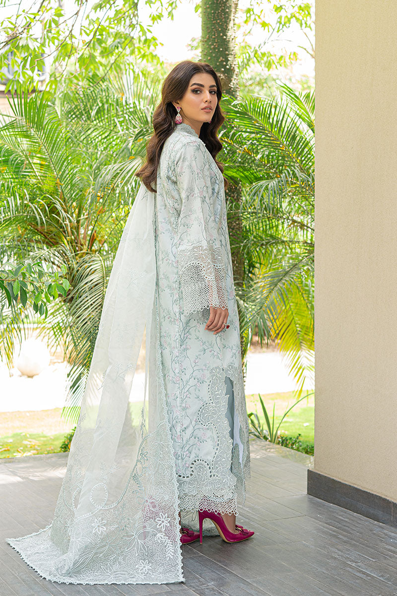 Clearly Aqua | Mushq Maison Pret Collection 2022 | Stitched Ready to Wear Lawn Suits